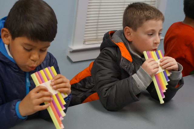 You made a pan flute.
