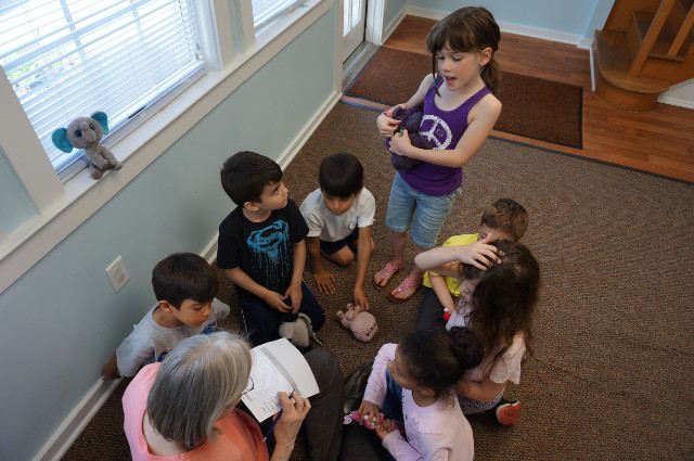 Ms. Karen's group compares their times. Which were fastest? Which took the longest?