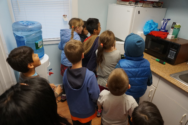 The next clue was "look where it is cold"...the refrigerator!