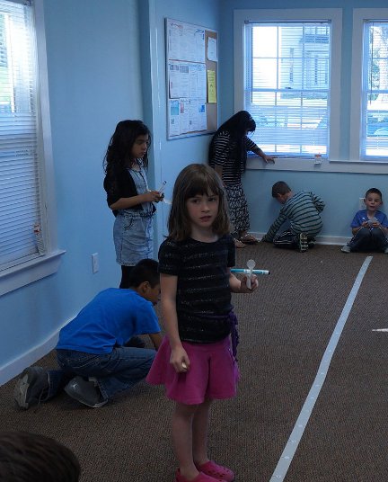 then we record how far they went.