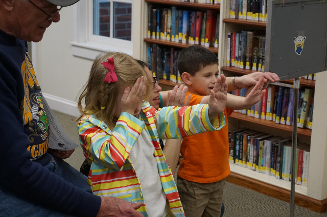 We do lots of experiments to check out our sight...