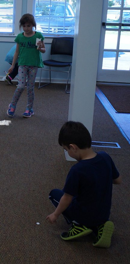 We record the distances again.