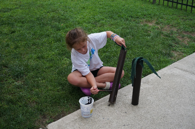 We paint with brushes...