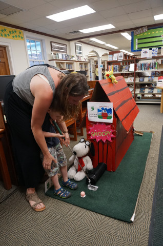 Snoopy's doghouse!