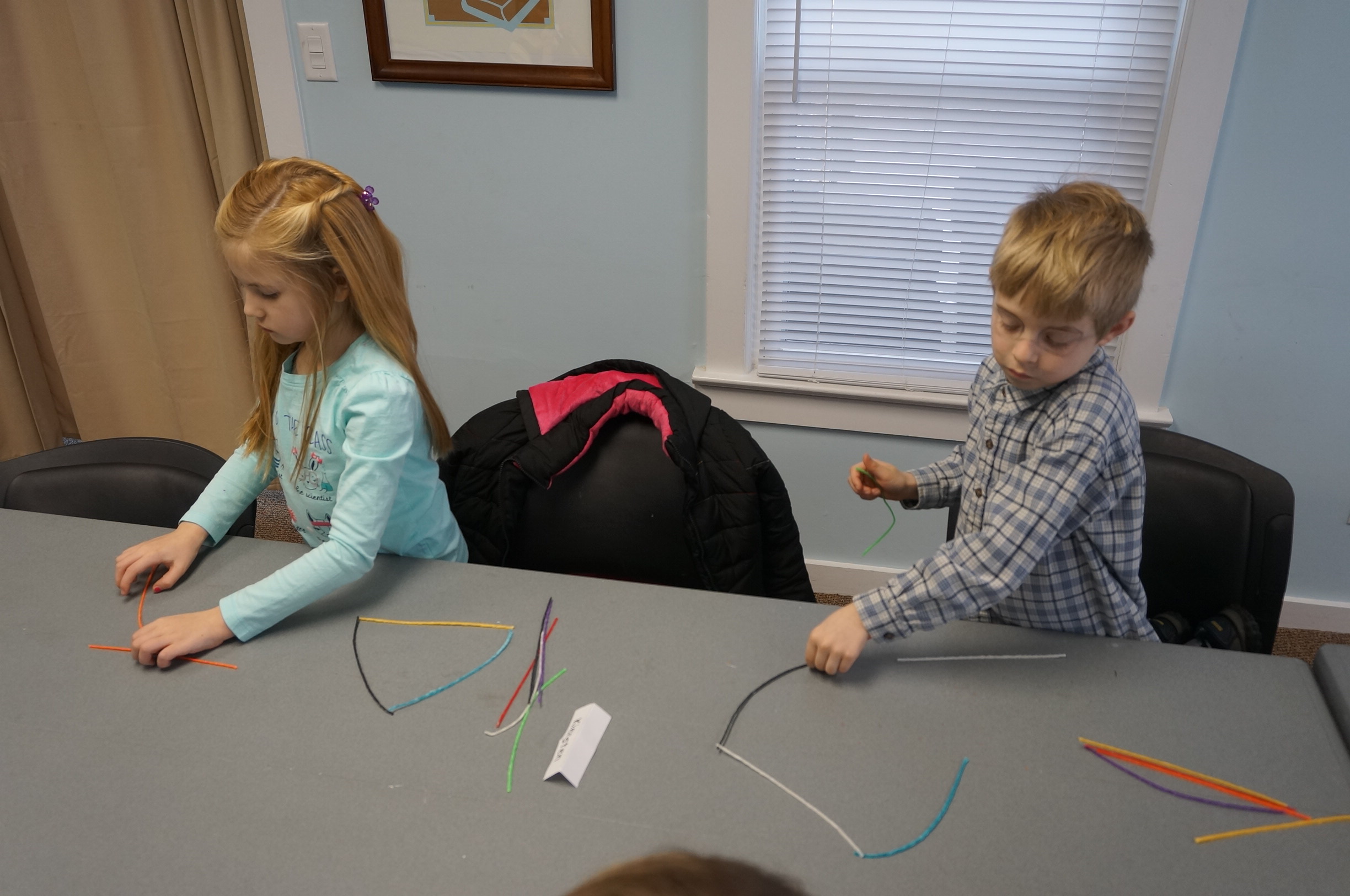 We learned polygons are closed shapes with straight sides.