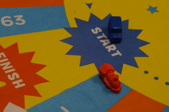 On your mark, get set, GO!