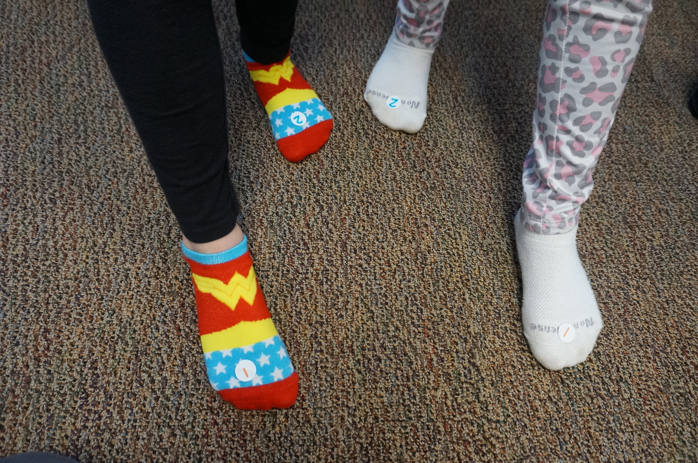 It's a different pattern. First use foot 1 then use foot 2.