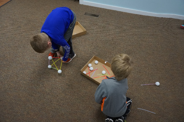 Next we try to build tetrahedrons.