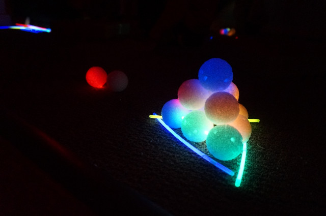 Now even the balls glow!