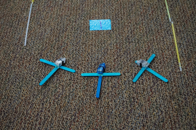 ...keep from crashing into our Blue Flyers using math?