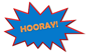 HOORAY!