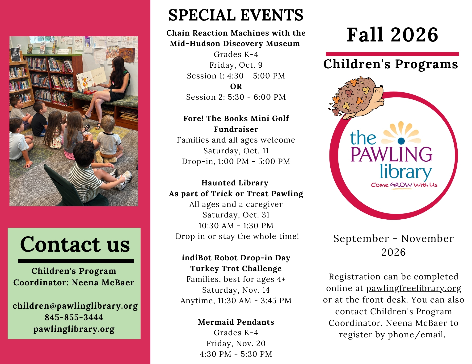 Fall 2026 brochure front